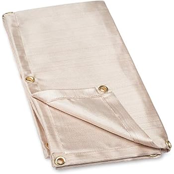 Neiko 10908A Fiberglass Welding Blanket and Cover, 4' x 6' | Brass Grommets For Easy Hanging and Protection