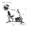 Sunny-Health-Fitness-Magnetic-Recumbent-Bike-Exercise-Bike-136-KG-300-LB-Capacity-Easy-Adjustable-Seat-Monitor-Pulse-Rate-Monitoring-SF-RB4616 Sunny Health & Fitness Essential Heimtrainer mit optionaler exklusiver SunnyFit® App verbesserte Bluetooth-Konnektivität…