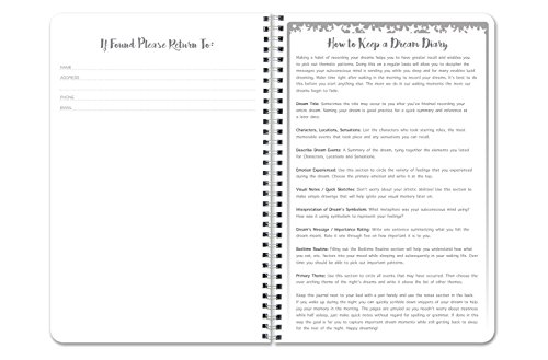 BookFactory Dream Diary/Dream Journal/Log Book, 120 Pages - 6