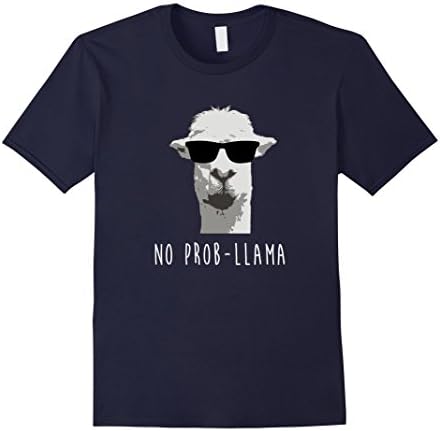 Men's No Prob-Llama T-Shirt XL Navy