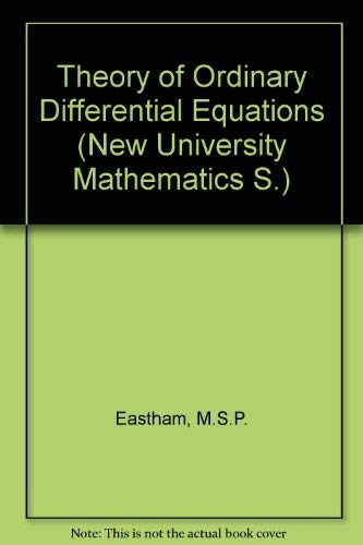 theory of ordinary differential equations pdf