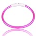 LED Dog Necklace Collar,USB Rechargeable Safety Waterproof Light up Adjustable Flashing Pet Neck Loop by fashion&cool