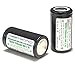 ORBTRONIC 18350 High Performance 15A-10A 1200mAh Battery 3.7V High Drain IMR LiMn Rechargeable Flat Top (Two Batteries)