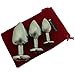 Eastern Delights 3 pcs Steel Attractive Butt Plug Anal BDSM Jewelry, 3 Size Same Color