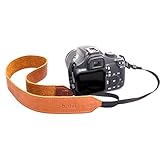 b.still Leather Camera Strap - w/ Nylon Webbing for Film DSLR Leica Canon Nikon Fuji Olympus Lumix Sony + FREE Lens Bag