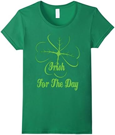 Women's Happy St. Patrick's Day 2017 T  SHIRT Large Kelly Green