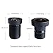 Cvivid Lenses 72 Degree 4.35mm 1/2.3 Inch Sensor 10MP M12 Lens No Distortion Replacement Lens for GoPro Hero 3+/4 Silver/Black, DJI Phantom 4/3/2, Xiaomi Yi and SJCAM Camera