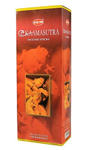Kaamasutra (Kama Sutra) - Box of Six 20 Gram Tubes - HEM Incense