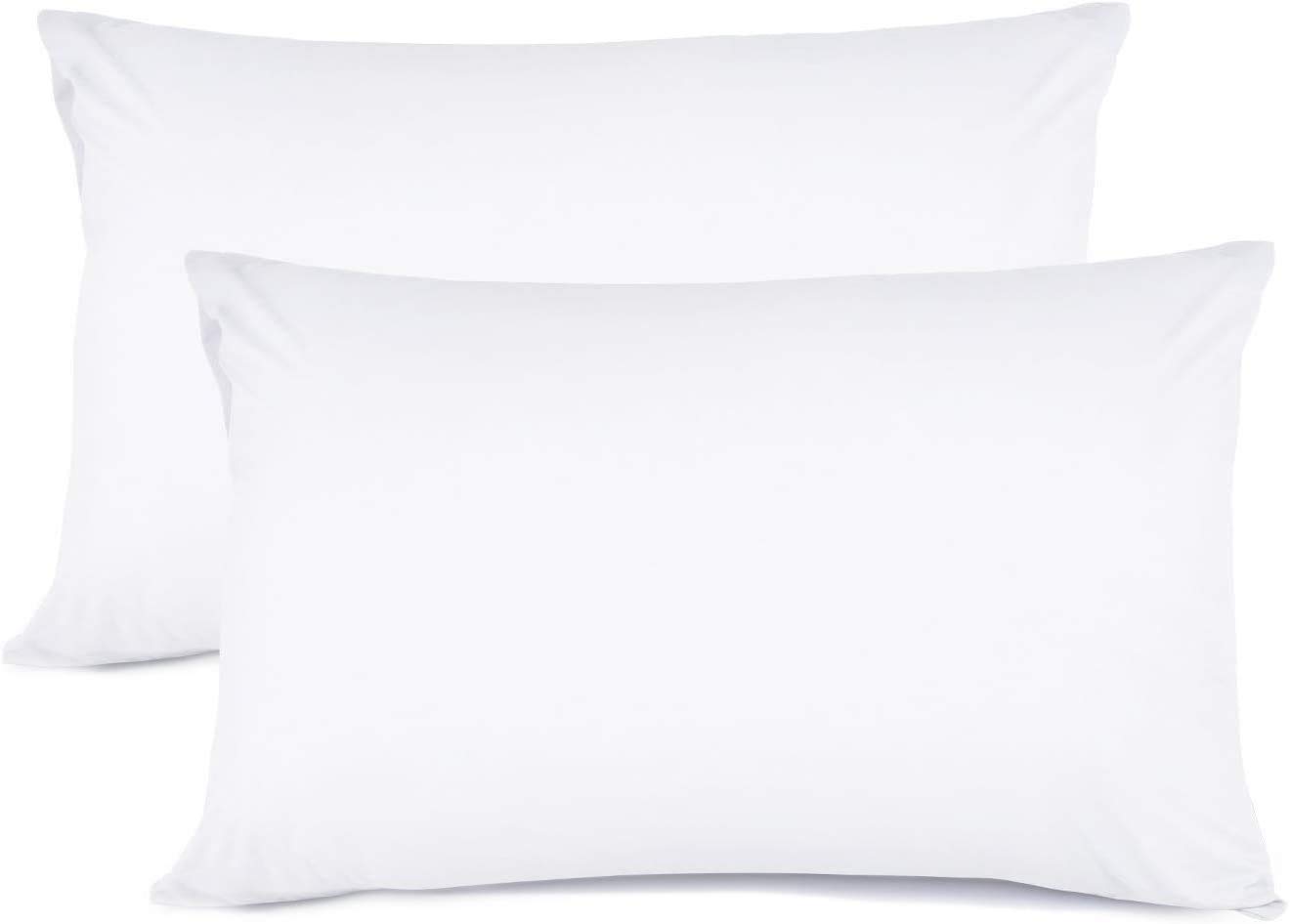 Egyptian Cotton 200 Thread Count Pillow Cases 2 Pack (White)