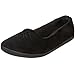 Dearfoams Women's 745 Slipper, Black, Large / 9-10 B(M) US