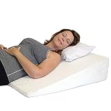 Acid Reflux Wedge Pillow - USA Made with Memory Foam Overlay and Removable Microfiber Cover"Big" by Medslant. (31x28x7) Recommended Size for GERD and Other Sleep Issues.