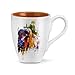 DEMDACO Bison Watercolor Brown On White 16 Ounce Glossy Stoneware Mug With Handle.