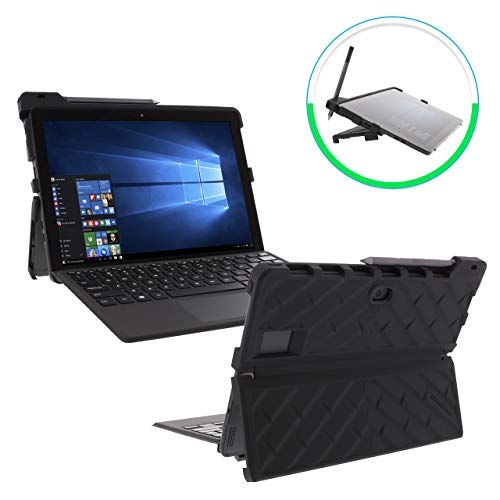 Gumdrop Droptech Case Designed for Dell Latitude 5290 2-in-1 and Latitude 5285 2-in-1 Laptop for Commercial, Business and Office Essentials - Black, Shock Absorbing, Rugged, Extreme Drop Protection