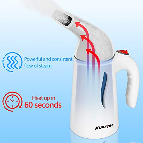 Kimryde Portable Steamer for Clothes, 7in1 Handheld Garment/Fabric