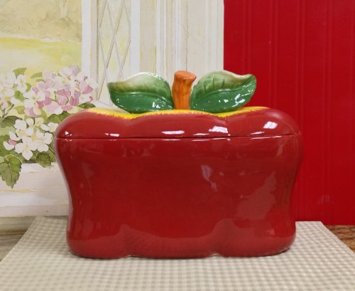 Apple breadbox canister