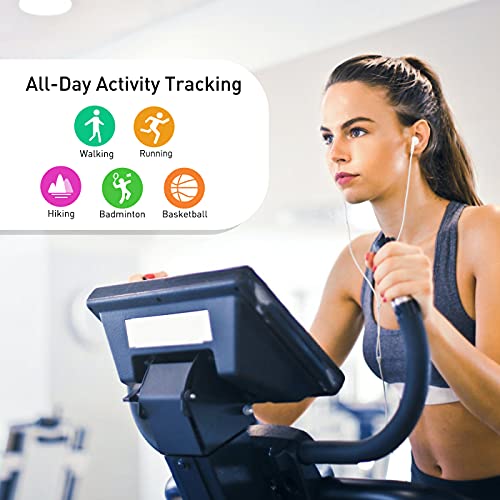 Microwear Smartwatch fur Damen Herren,1,3-Zoll-HD-Touchscreen Smart Watch mit Herzfrequenz,Musiksteuerung,Schrittzähler,Lange Akkulaufzeit,IP67 Wasserdicht Fitness Tracker,für iOS Android