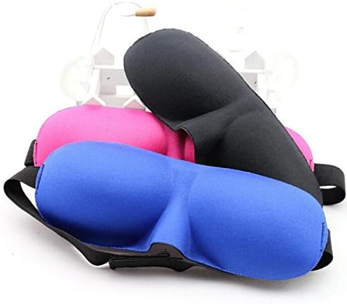 Vividly 3 Pack 3D Sleeping Mask Eye Mask for Sleeping Contoured Shape Ultra lightweight &amp; Comfortable Sleep Mask for Sleeping, Travel, Shift Work, Naps, Night Blindfold Eyeshade for Men Women