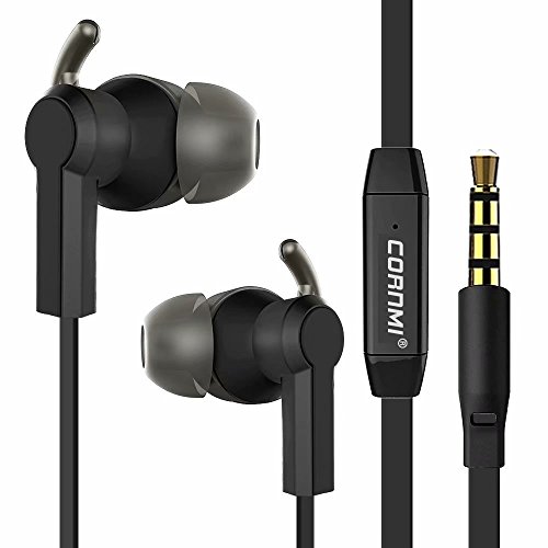 image for Cornmi Oucles In Ear Headphones, Noise Isolating Sweatproof Wired 3.5M