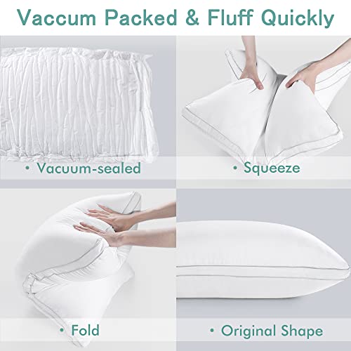 viewstar Firm Pillows Standard Size, Cooling Side Sleeping Bed Pillows