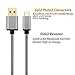 HI-CABLE, USB Type C Cable 3Ft(2-Pack) Braided Gold Plated USB C Charger Cord Fast Charging for Samsung Galaxy S8/S8 Plus,Google Pixel XL,Nexus 5X/6P,LG G6 G5 V20,HTC 10,Moto Z/Play (Gray/Silver)