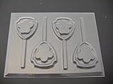 Paw Patrol Shield Chocolate Candy Lollipop Mold Paw Print Dogs