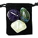 The Magic Is In You 21 Stone MEGA-Chakra Healing Tumbled Crystal Set with 7 Pouches & 7 Description Cards