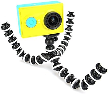 YOOSKE Universal 360°Rotational Octopus Tripod Bracket for Digital Camera DV Gorillapod for Canon Nikon(Black White)