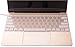 CaseBuy MacBook Pro 13 Keyboard Protector Cover Skin for New Macbook 12 Inch A1534 and New MacBook Pro 13 Inch A1708 (2016 Version, No TouchBar)(Hollow Gold)