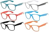 6,5,10,18 Pairs Retro Style Vintage Sunglasses Colored Frame