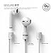 elago Silicone Strap Compatible with Apple AirPods 1 & 2 - Ideal Length, Compact, Lightweight - White