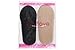 Avidlove Women No-Show Low-Cut Hidden Flat Boat Line Sock Liners 4 Pairs Black+Skin