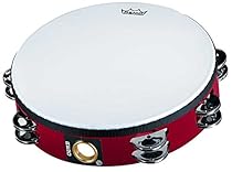 Remo Fiberskyn Tambourine - Quadura Deep Red, 10