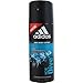 ADIDAS ICE DIVE by Adidas DEODORANT BODY SPRAY 4 OZ (DEVELOPED WITH THE ATHLETES) for MEN ---(Package Of 5)