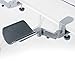 eLink Pro Ergonomic Articulating Wrist Rest - Aluminium Alloy Computer Arm Rest - Flexible Computer Support - Freely Arm Support_silver