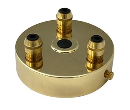 Multi Outlet Brass Ceiling Rose 2 8 Point Available Multiple