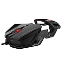 Mad Catz RAT 1 Wired Optical USB LED RGB Mouse with 6 Programmable Buttons, Customizable - Black