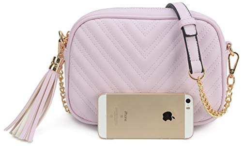 lola mae quilted crossbody bolsa