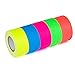 Glow King Blacklight Reactive Glow Tape | Premium UV Fluorescent Neon Party Gift for Events | Multipurpose Luminous Colored Tape for Room Decoration | Glow in The Dark Cloth Tape – 1 in x 18 ft