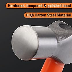KSEIBI 271645 Ball Pein Hammers with Fiberglass