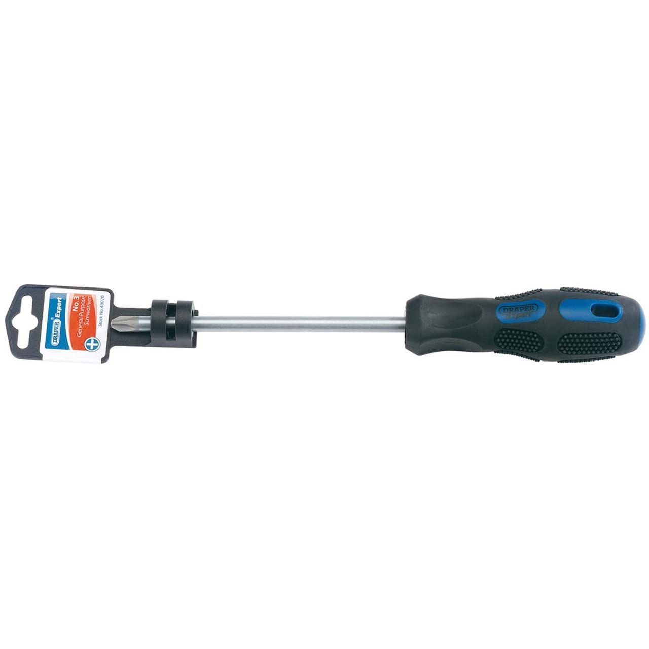 Draper 40020 Expert Number 3 Cross Slot Screwdriver in Display Pack No. No.3 x 150 mm , Blue โ image 1