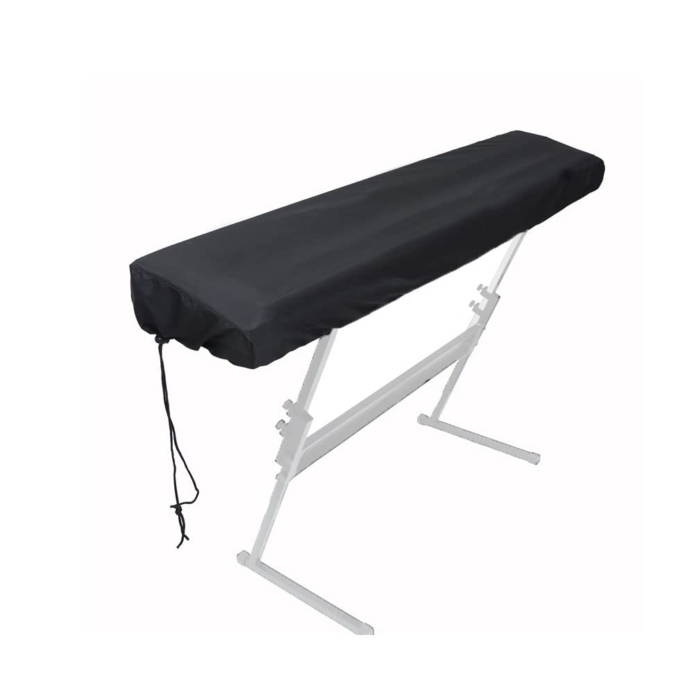 zalati Piano Keyboard Cover Dust-proof Cover with Drawstring Clasp for 61 Key Electronic Piano Organ Keyboard
