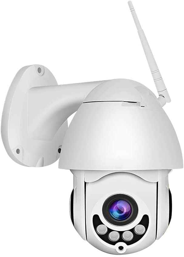 MOREXIMI Security Camera Outdoor Wired, 1080P CCTV Camera with Motion Detection Alarm, 2.4G WiFi Home Security Camera Support Pan-Tilt 360° View, 2-Way Audio, Color Night Vision, Waterproof