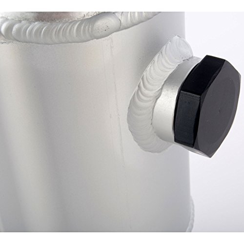 JEGS Performance Products 52203 Remote Oil Breather Tank 9" H x 3" Dia. 12AN 7oz