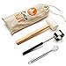 CocoNUT Opener Tool Set for Young Coconut | Coconut Opener Set with Hammer for a Safe&Easy Opening | Food Safe Stainless Steel Coconut Opener Tool with Meat Removal to enjoy your CocoNUT