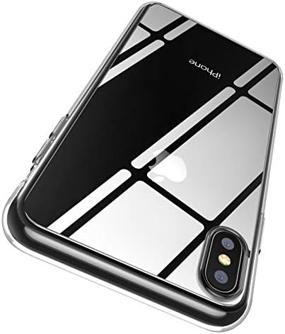 RANVOO iPhone XS Case, iPhone X Case, Clear Hybrid Shockproof Case [Military Protection] with Protective Soft TPU Bumper and Transparent Hard PC Back Cover for iPhone X/iPhone XS (5.8 inch)