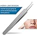 Blackhead Remover Extractor Removal Tool Tweezers Kit, Blemish Pimple Comedone Acne Whitehead Remover Removal Tool Set, 2 PCS