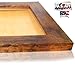US Art 13x19 - Inch Picture Frame, Smooth Wrapped Finish, 1.25 - Inch Wide Flat, Distressed Dark Bronze, 100% American Wood Composite MDF