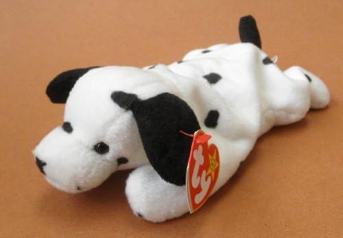 TY Beanie Babies Dotty the Dalmatian Dog Plush Toy Stuffed Animal