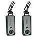 DOBERMAN SECURITY Hanging Alarm Works on Virtually ANYTHING - Perfect for Home or Travel / Hotel - Loud 100dB Alarm Protects You from Break In - Portable, Compact, & Lightweight - with Flashlight Built-in - Model SE-0203 (2 Pack)