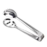 YJYDADA Kitchen Food Clip Stainless Steel Bread Clamp Salad Buffet BBQ Tongs Salad Clip